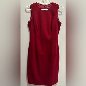 Ann Taylor cashmere wool blend sleeveless sheath dress